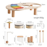 Kids Wooden Montessori Toy Set Children Coffee Machine Kitchen Toys Children Cosplay Play House Educational Toys Block Baby Gift