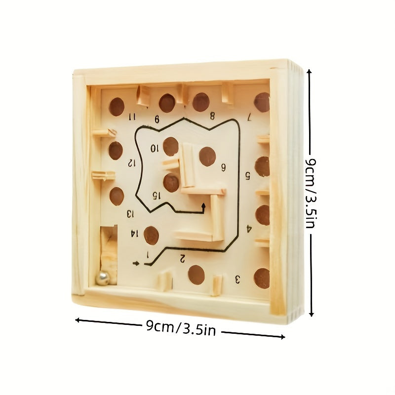 Wooden Hand-Eye Coordination Training Maze: Enhance Concentration And Balance Skills