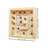Wooden Hand-Eye Coordination Training Maze: Enhance Concentration And Balance Skills