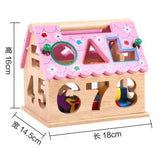 Smart House Children Boys and Girls Early Learning Puzzle Digital Shape Pairing Building Block Toys 1-2-3