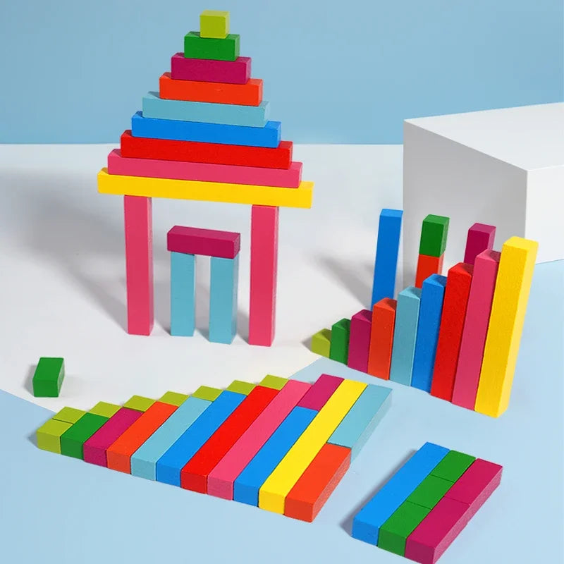 Learning Colored Decimal Sticks Puzzle Teaching Aids for Mathematics Toys Kindergarten Early Childhood Education