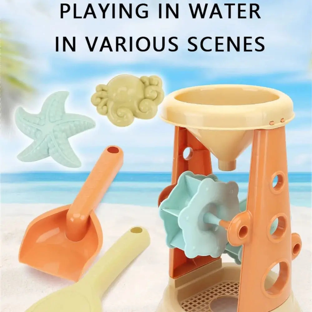 Funny Shovel Outdoor Beach Toys Set Lightweight Durable Beach Sand Play Toys Cartoon Portable Beach Bucket Toys Sand Beach Game