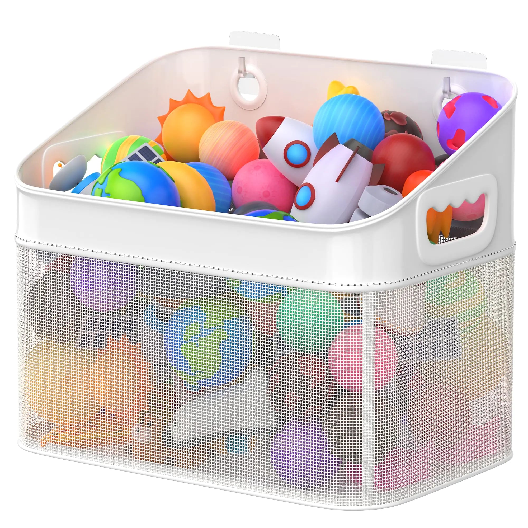 GloTika Mesh Baby Bath Toy Storage ‎Large Capacity and Quick Drying Baby Toy Storage for Bath Multi-use Net Bags Make Baby Bath Toy Organizer Easy 1 Pack