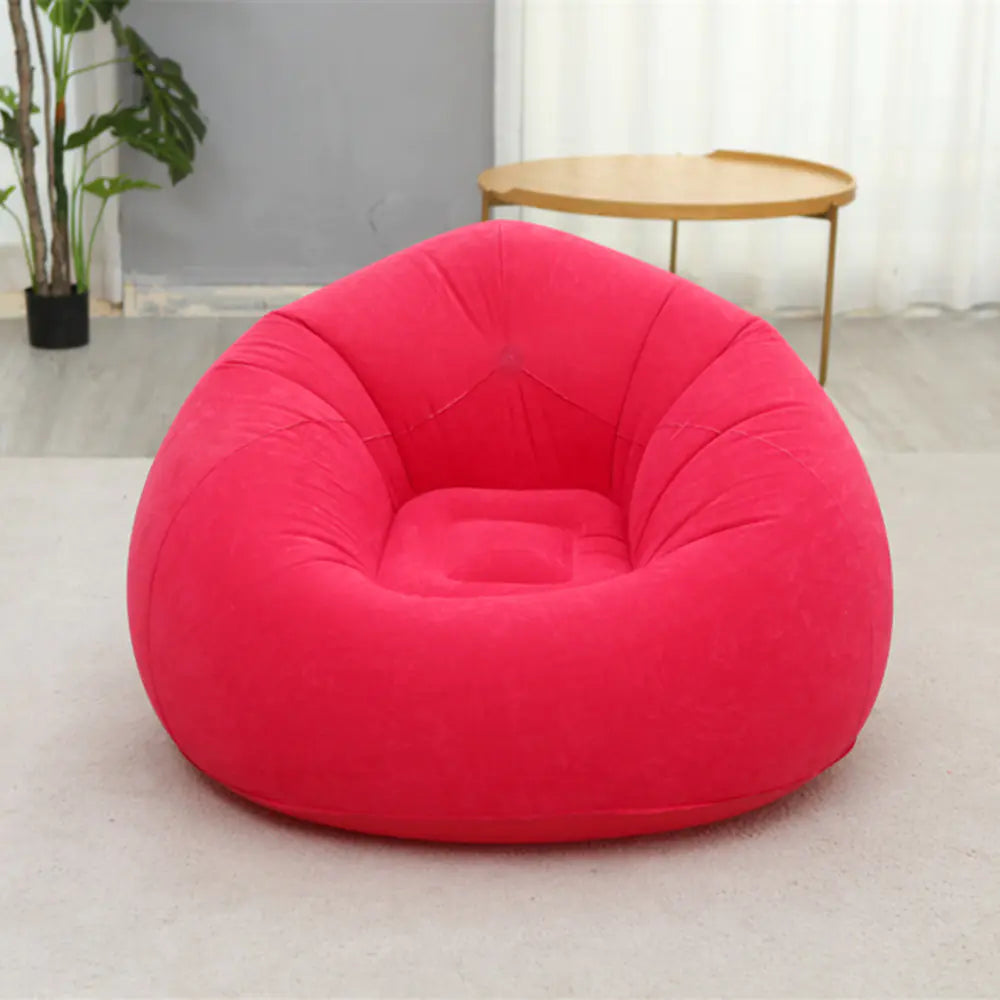 Inflatable Single Sofa Chair - Foldable Outdoor Bean Bag